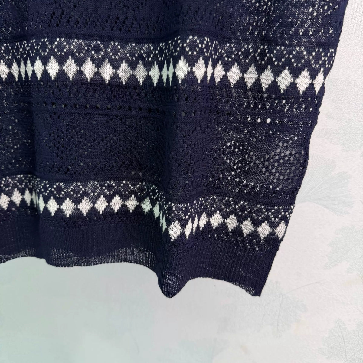26SS New Striped Knit Vest