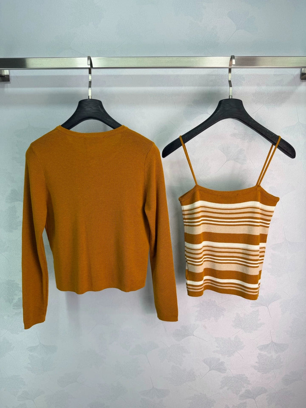 26 Early Autumn New Knit Cardigan + Striped Vest