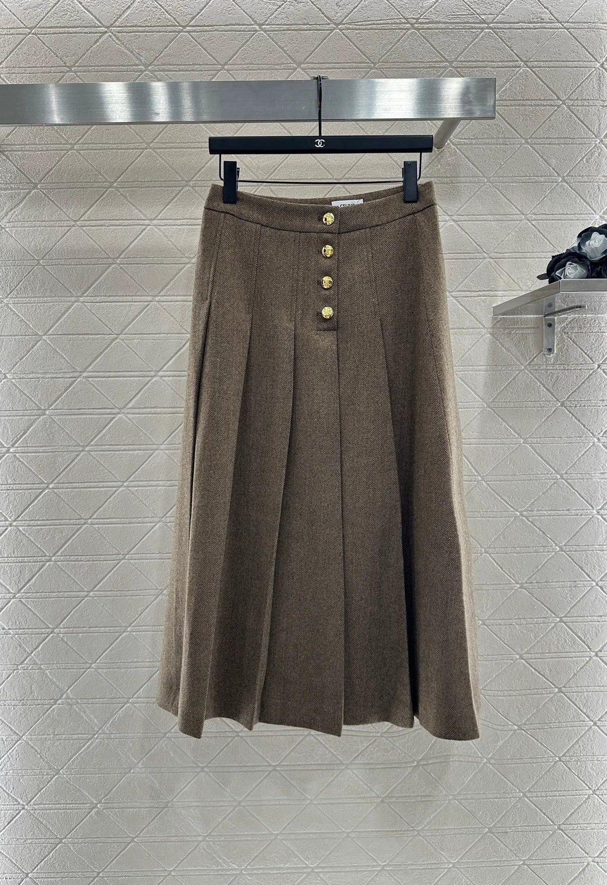 25fw Blazer and midi pleated skirt set