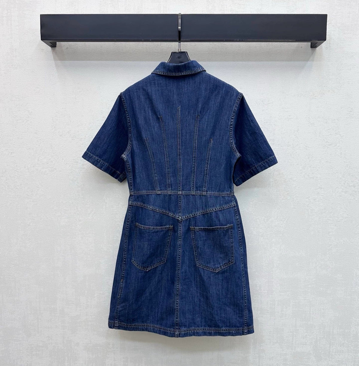 26New ArrivalPaneled Denim Dress