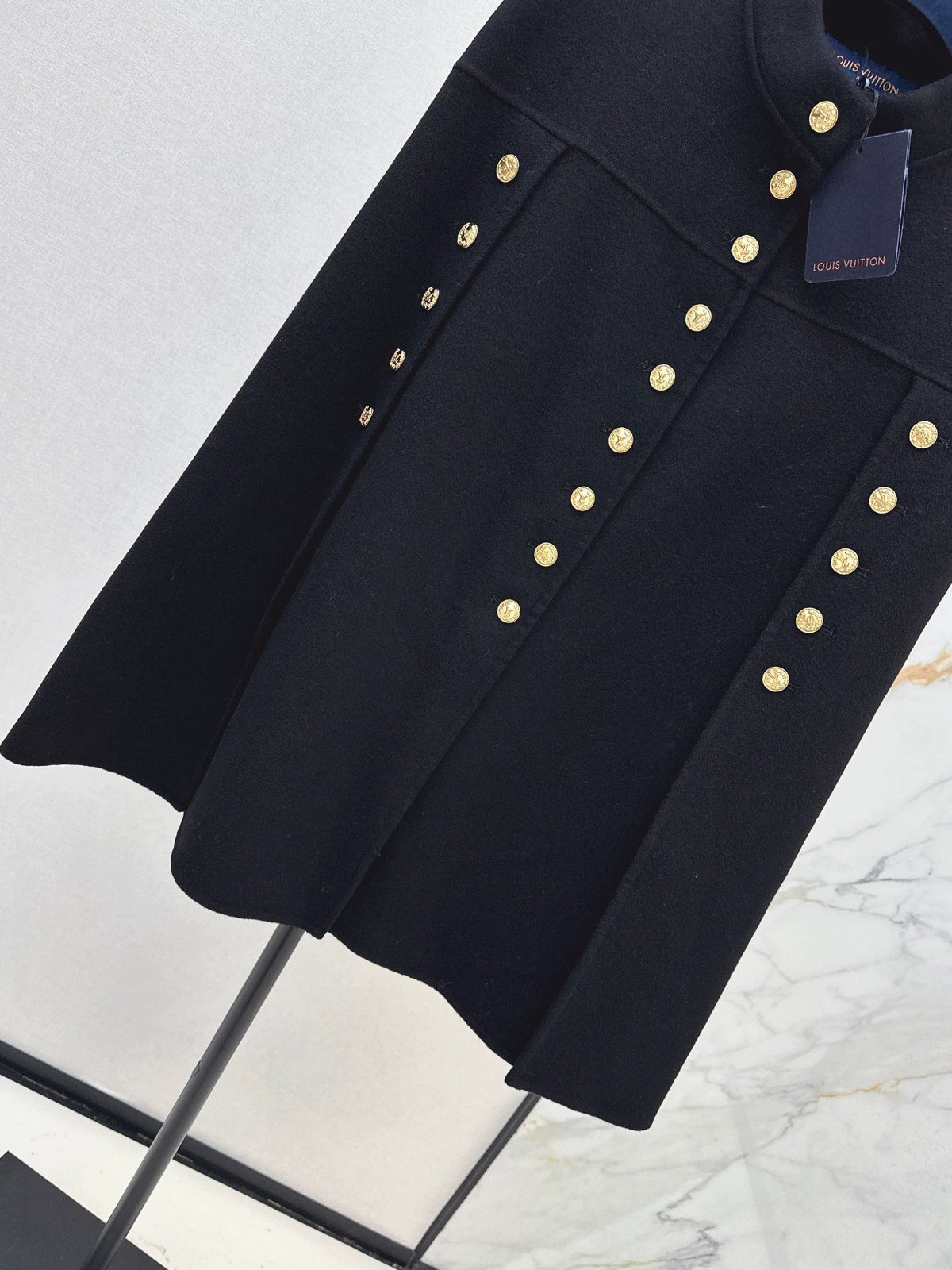 25fw Cashmere cloak jacket