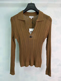 26 Early Autumn New Lapel Knit Long Sleeve Sweater