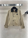 25fw Knitted collar jacket jacket