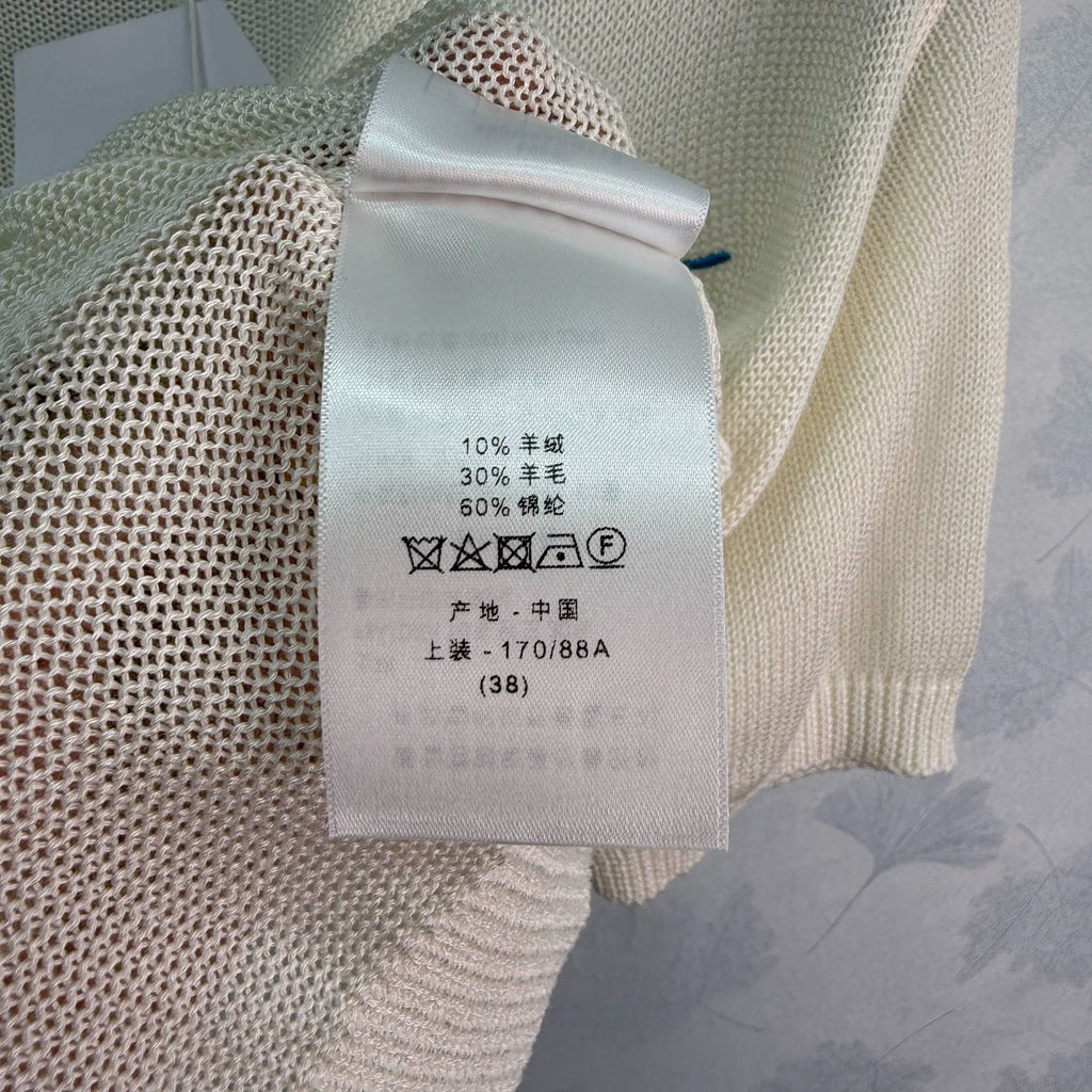 26ss New Embroidered Knit Cardigan
