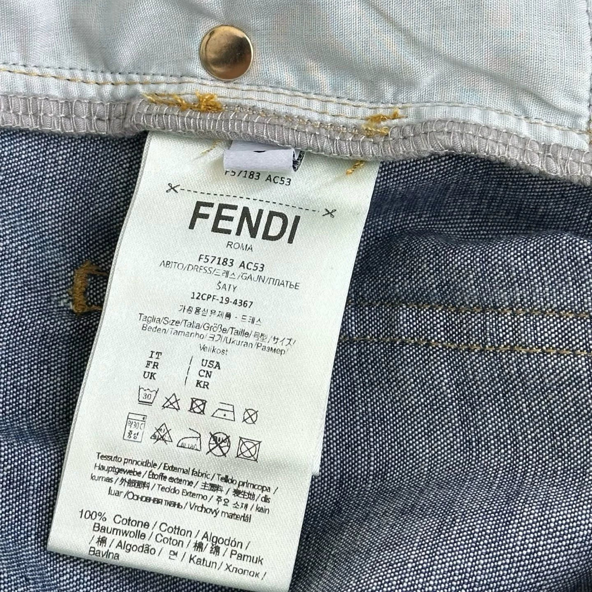 26New ArrivalPaneled Straight-Leg Denim Trousers