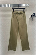 Mi 25 Belted casual wide-leg trousers