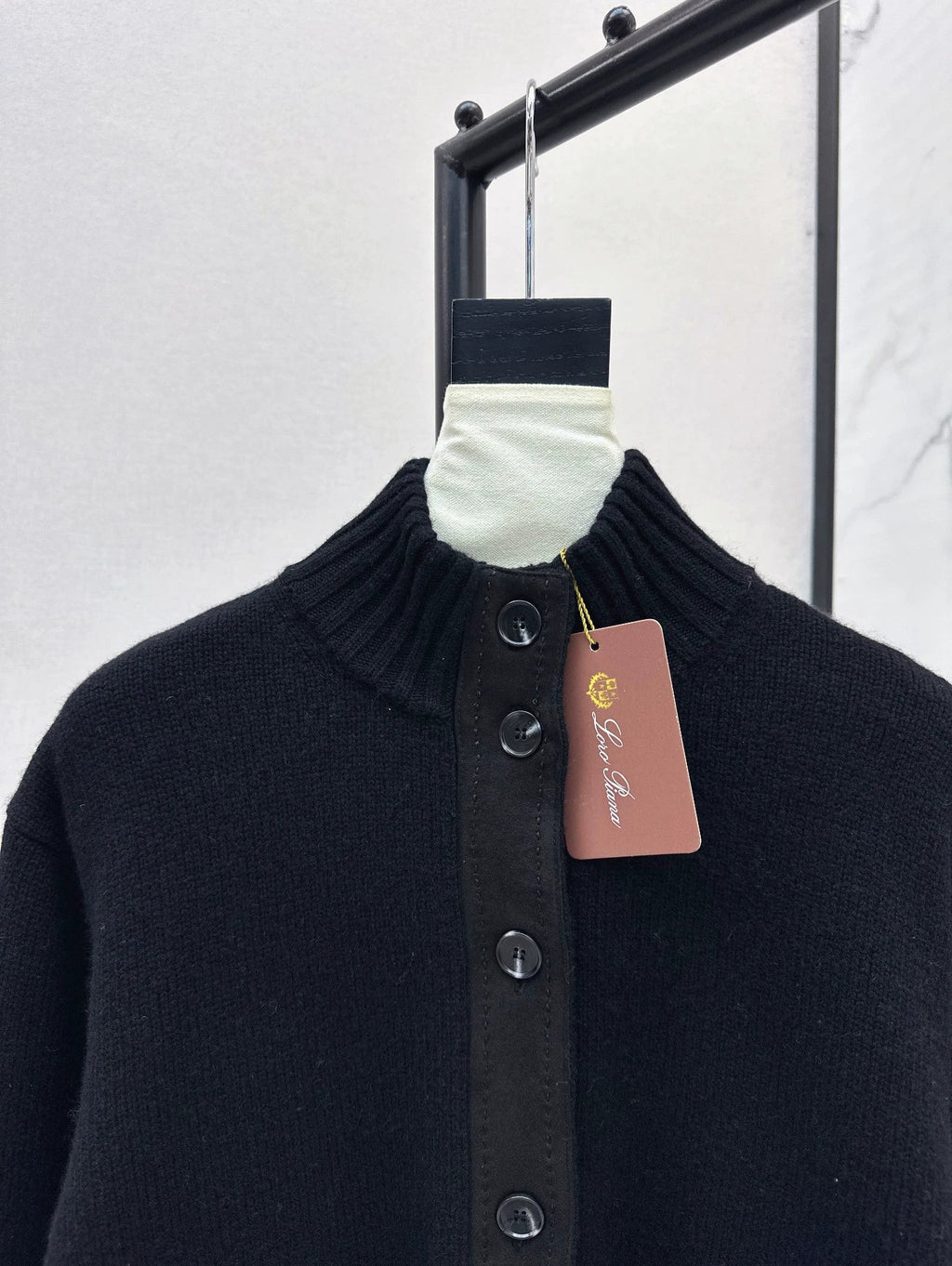 25fw new cashmere stand collar jacket