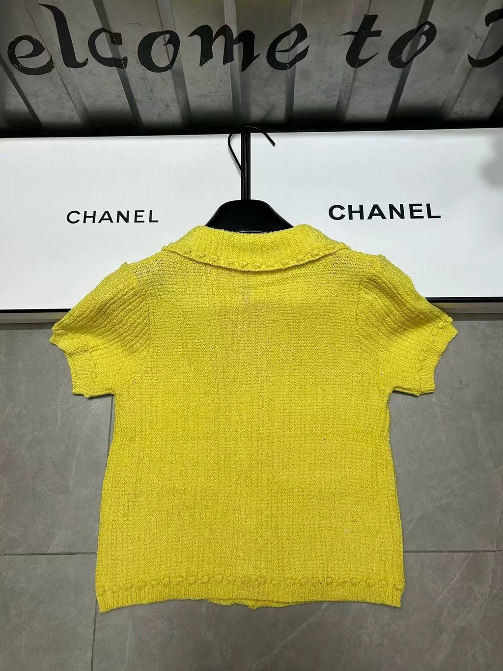 25 Summer new style lapel age-reducing knitted short sleeves