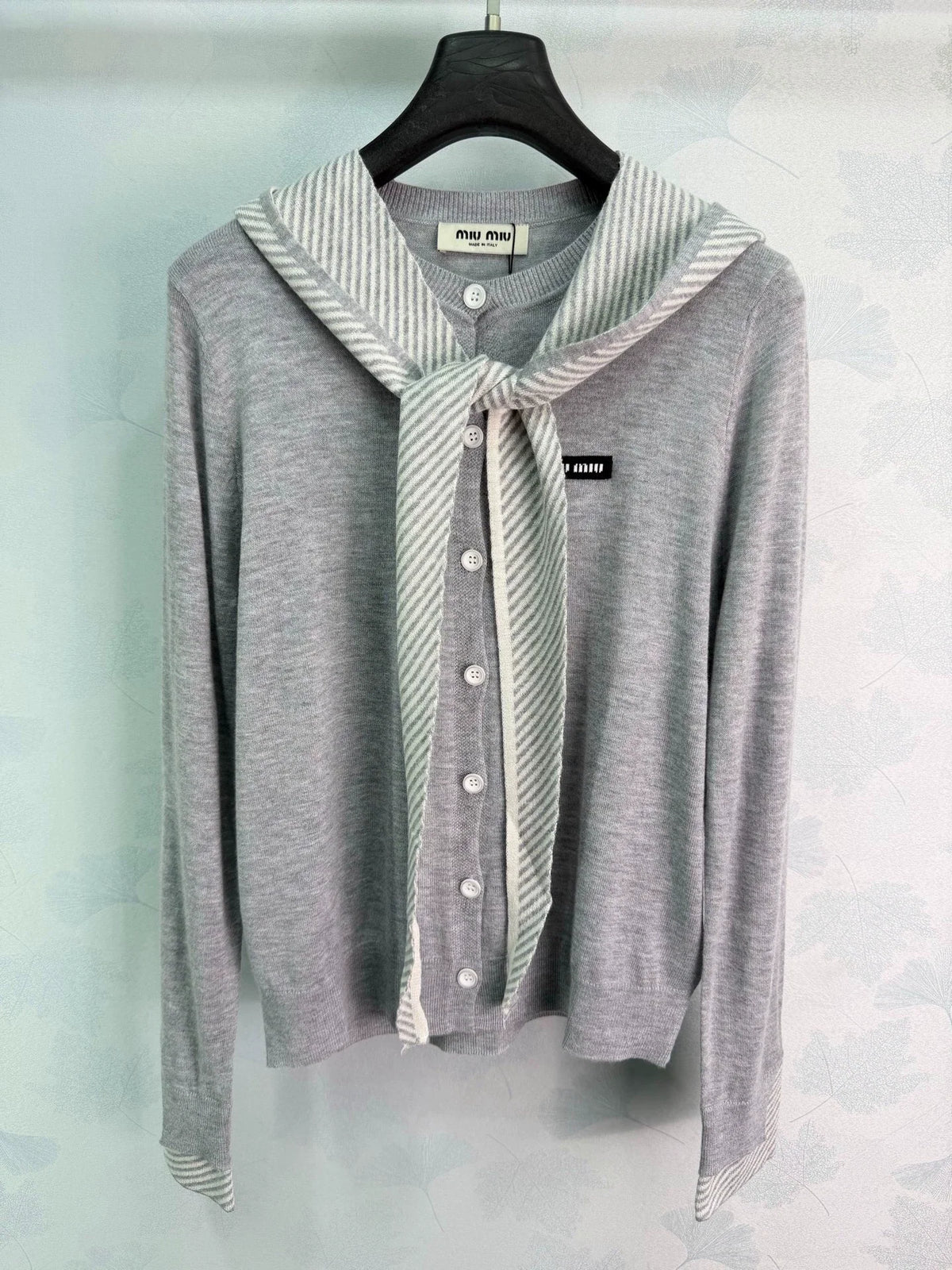 26 Early Autumn New Striped Shawl Knit Cardigan