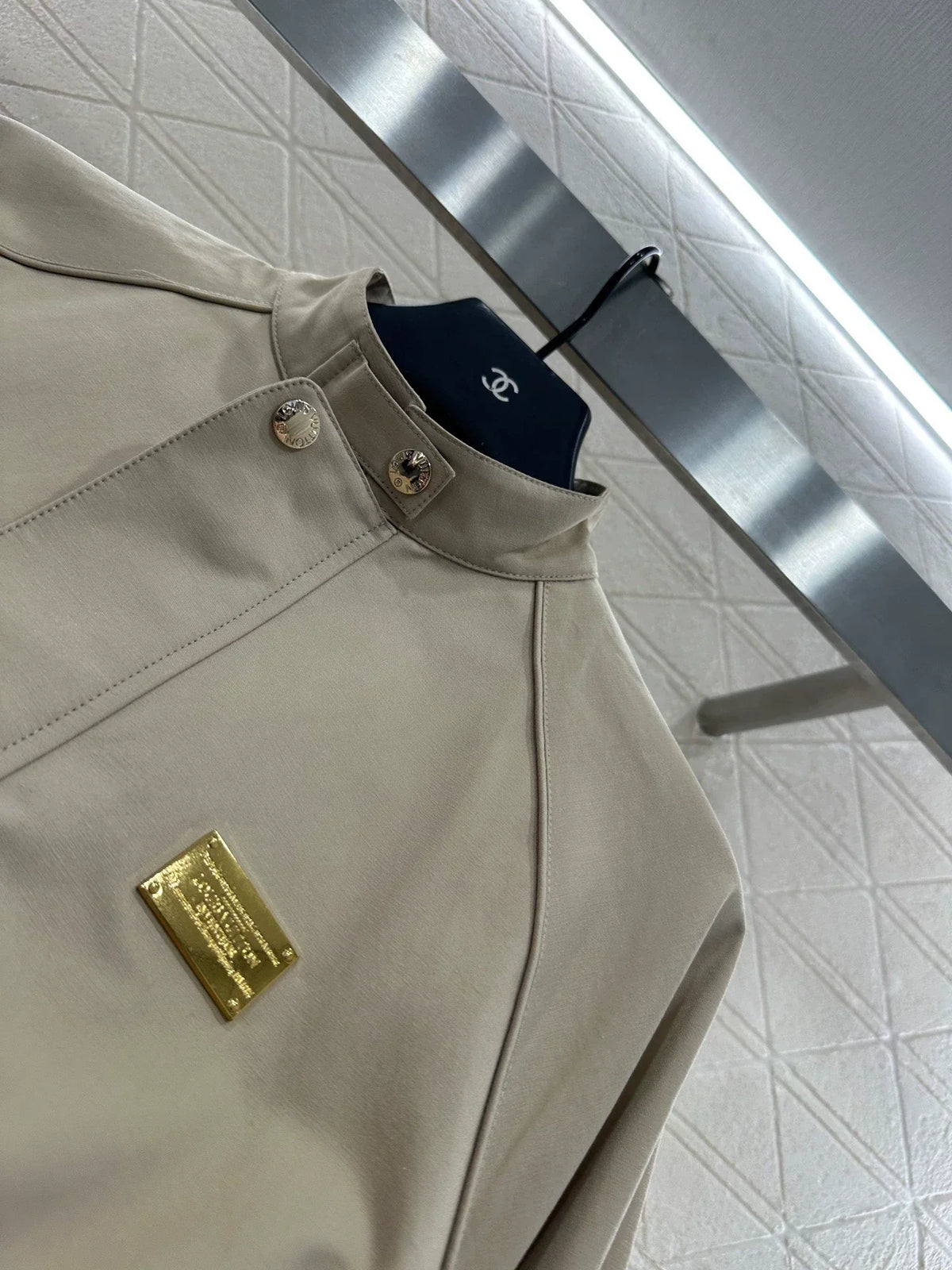 25fw stand collar zip-up jacket