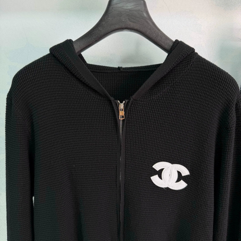 26 Early Autumn New Off-White Waffle Knit Hoodie & Pants Set