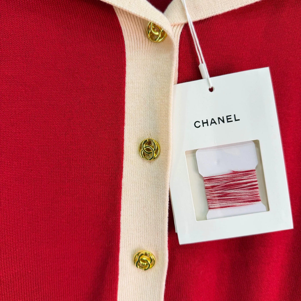 Red Knitted Cardigan