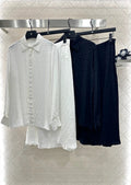 25fw Jacquard shirt half skirt set
