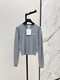 25fw Long sleeved knitted sweater