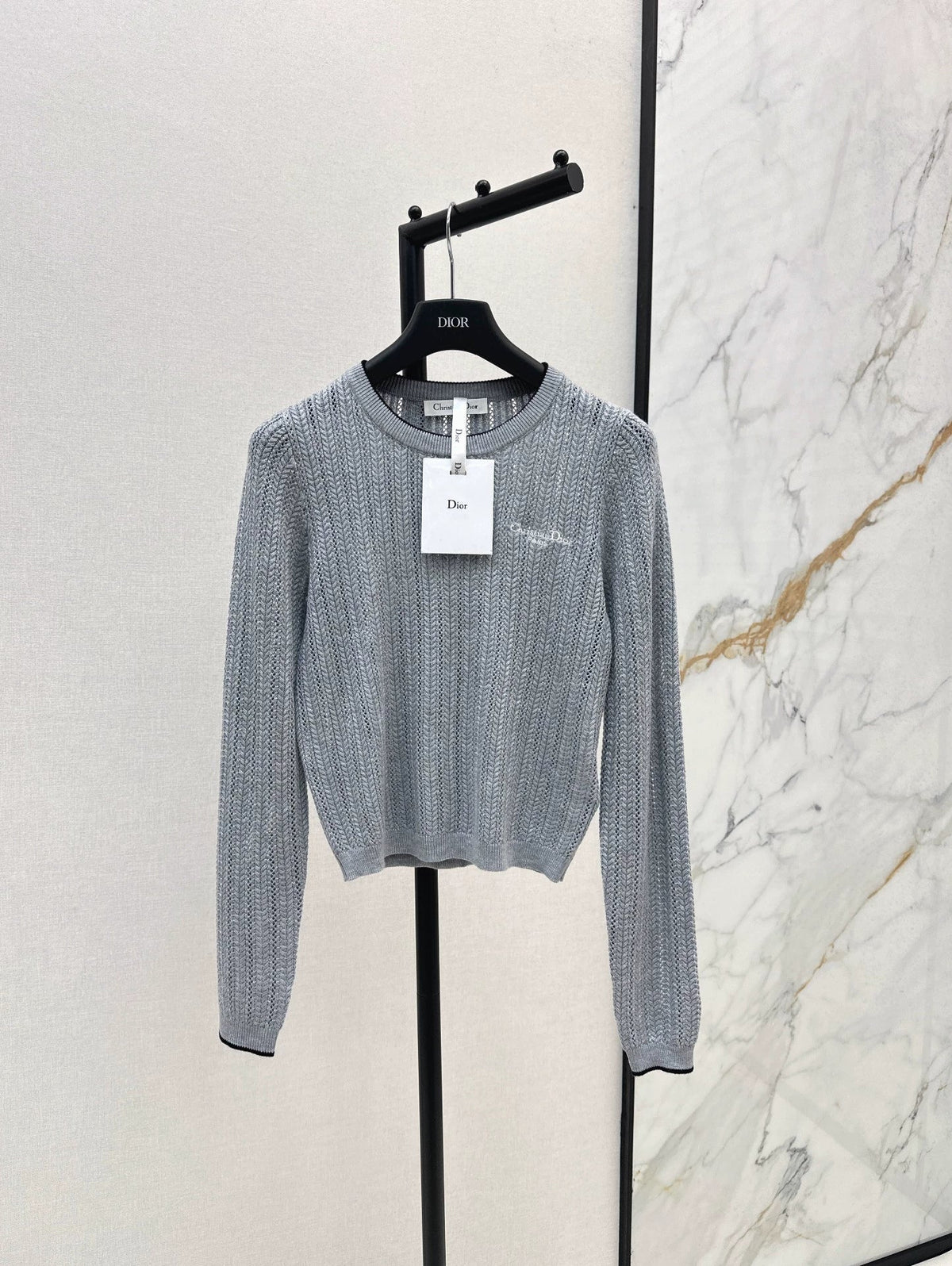 25fw Long sleeved knitted sweater