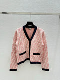 25fw Old flower knitted cardigan