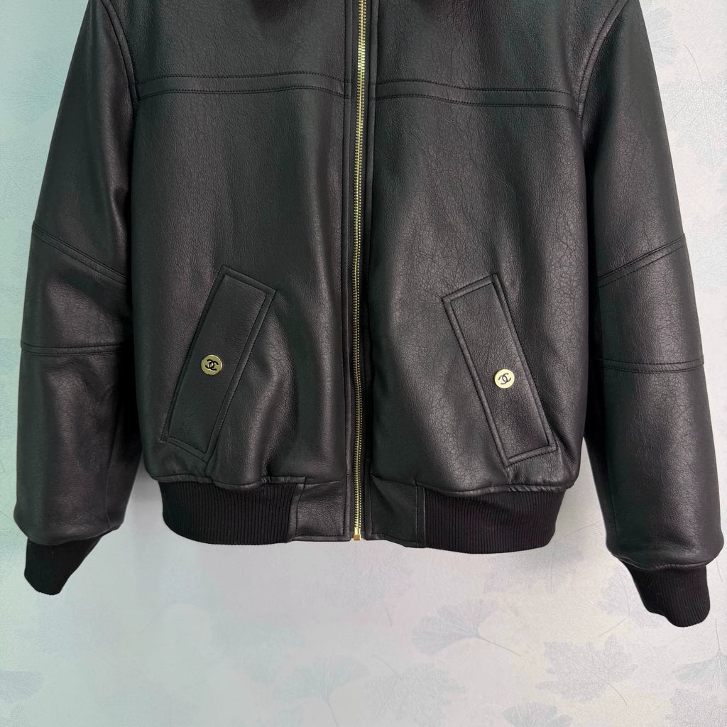 26 New Lamb Wool Leather Jacket