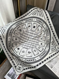C 25 Black and White Cards Tessellations Scarves