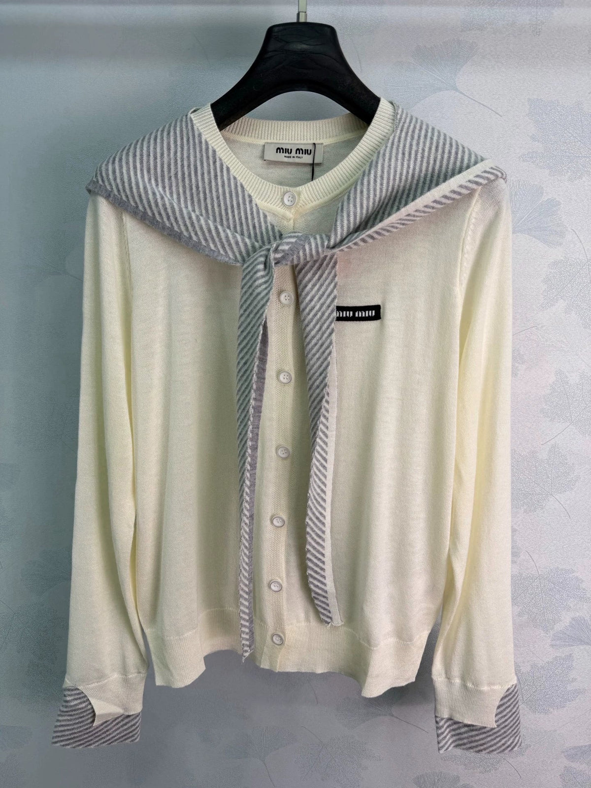 26 Early Autumn New Striped Shawl Knit Cardigan
