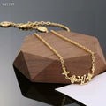 letter necklace