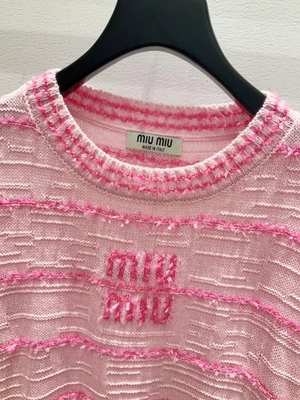 25fw Striped knitted cardigan