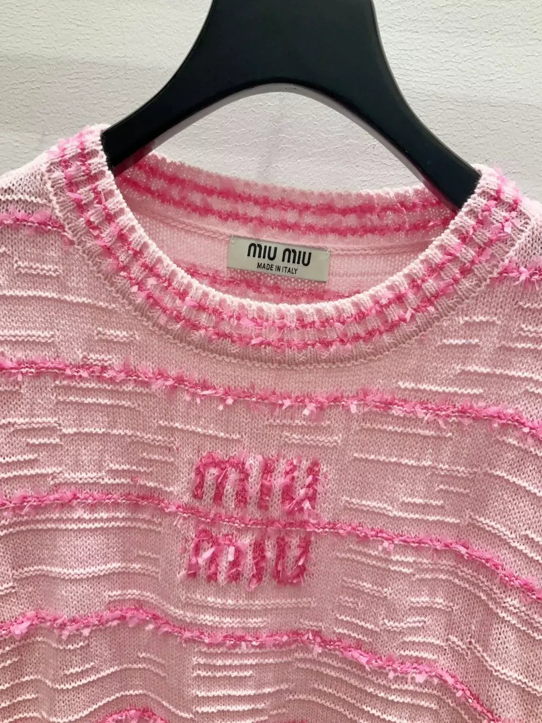 25fw Striped knitted cardigan