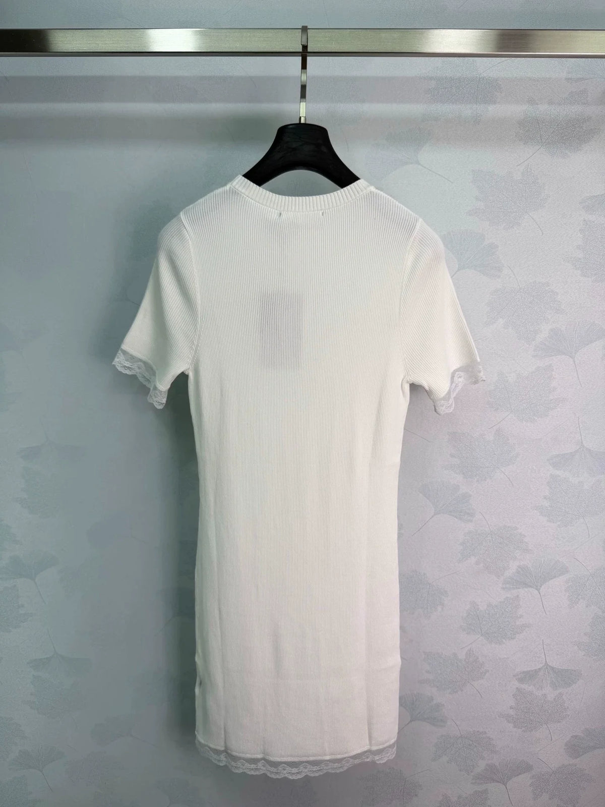 26SS White Knit Dress