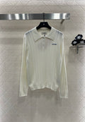 25 Fried Dough Twists lapel knitted top