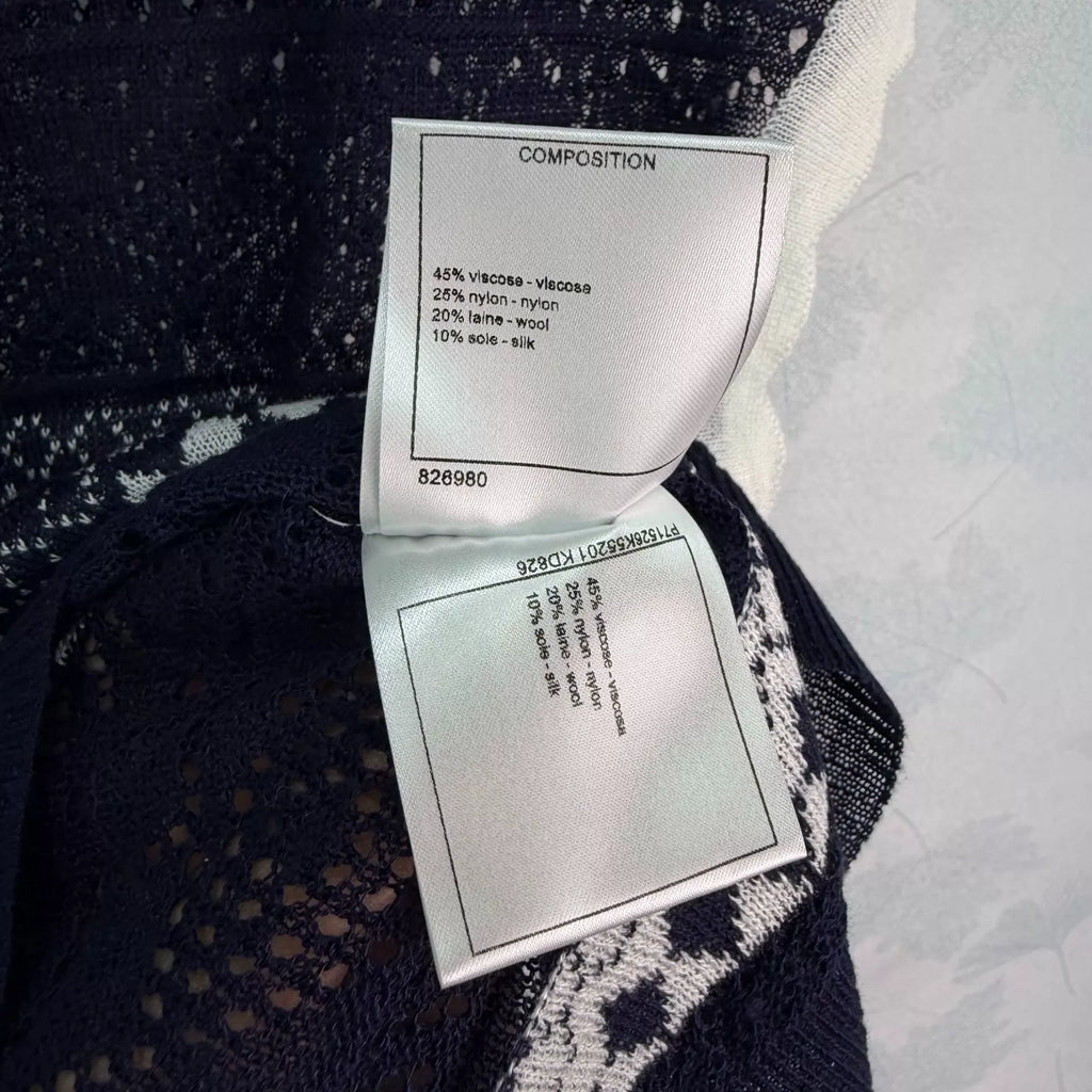 26SS New Striped Knit Vest