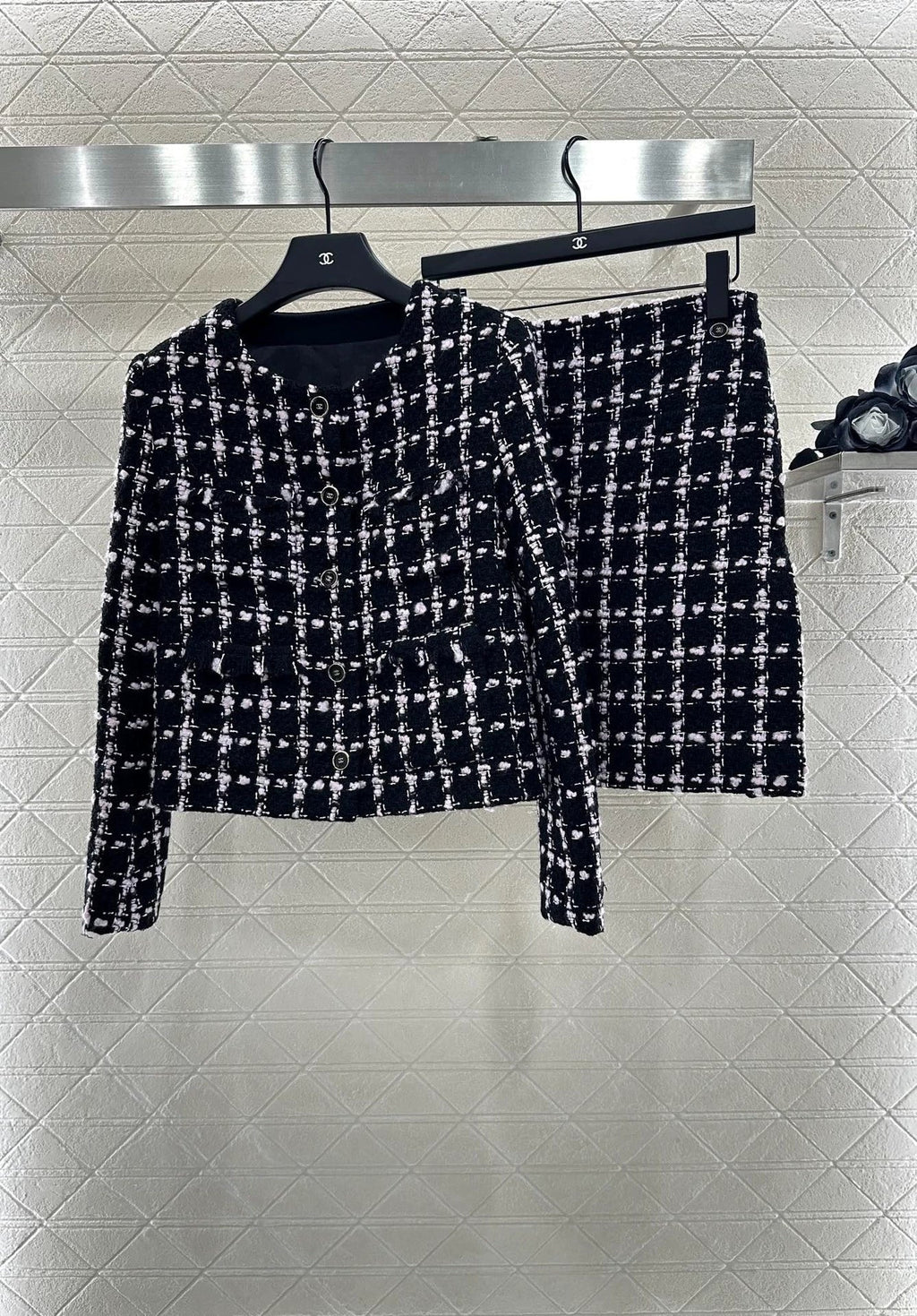 25fw Knitted dress set