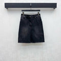 26 New Straight-Leg Denim Mid-Length Pants