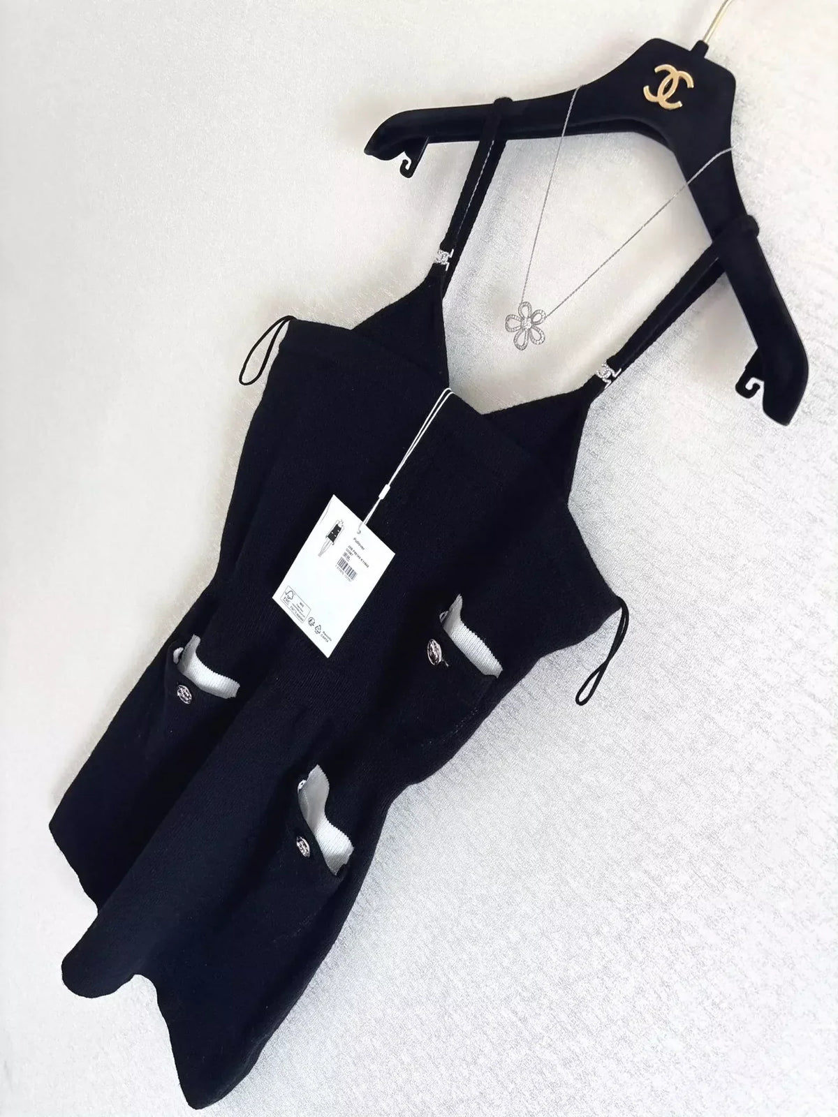 25fw Knitted camisole dress