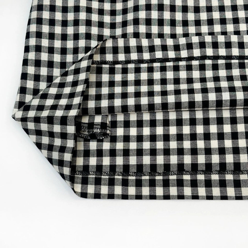 25SS Summer New Plaid Halter Dress