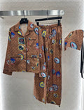 25fw Full printed pajamas
