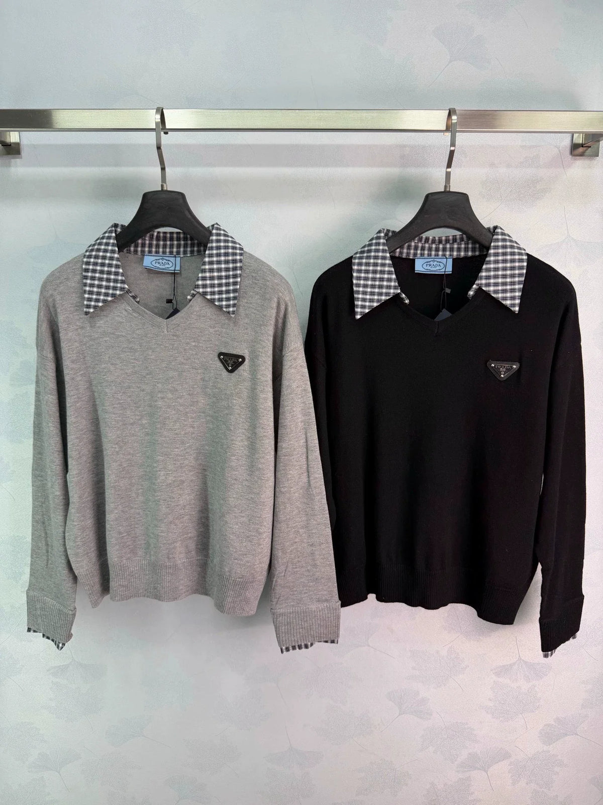 26 Early Autumn New Plaid Two-in-One Long Sleeve