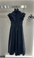 25fw Detachable pleated lace dress