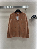 25 Sequin studded knitted cardigan