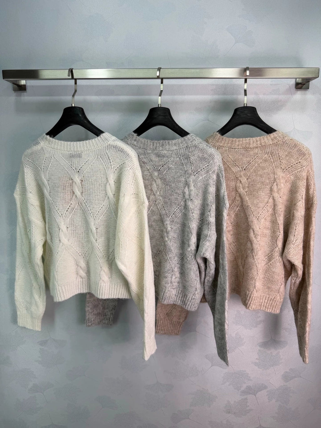 26 Early Autumn New Patchwork Knit Sweater