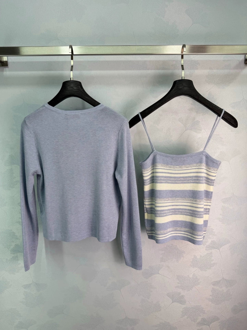 26 Early Autumn New Knit Cardigan + Striped Vest