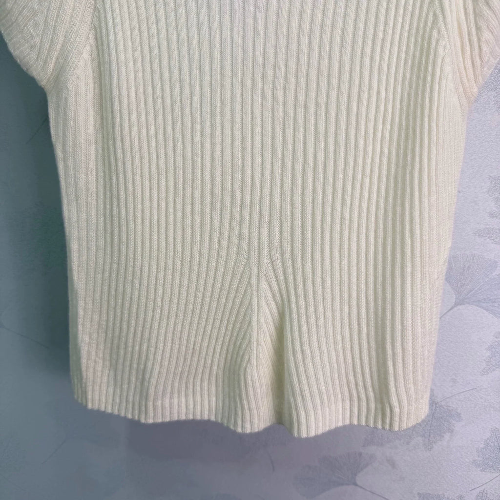 26 ssNew Knitted Short-Sleeve Top