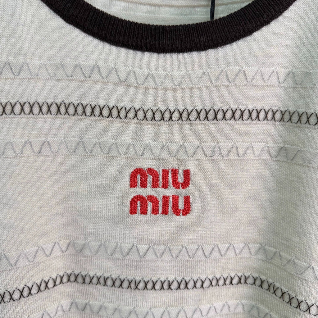 26ssNew Striped Knit Short Sleeve