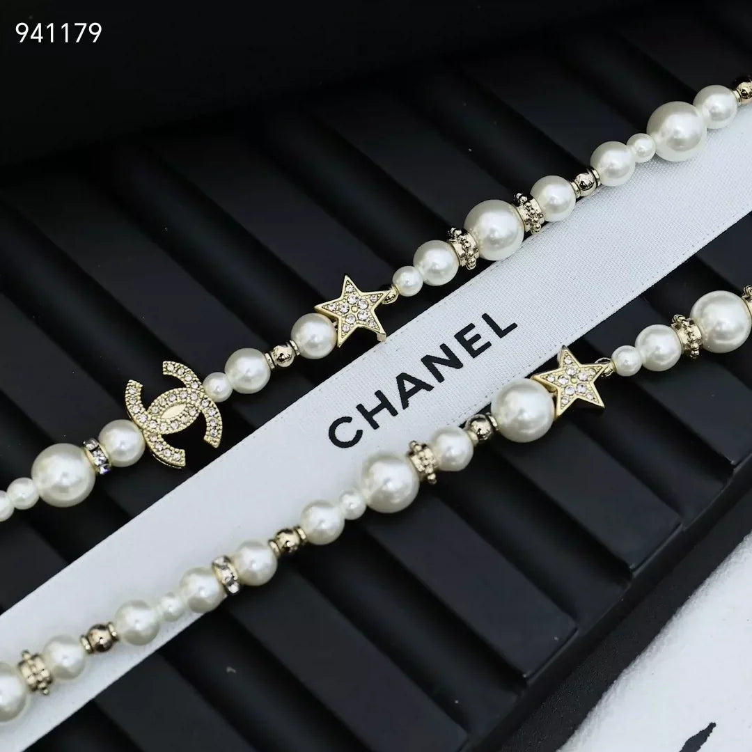 Star Pearl Sweater Chain