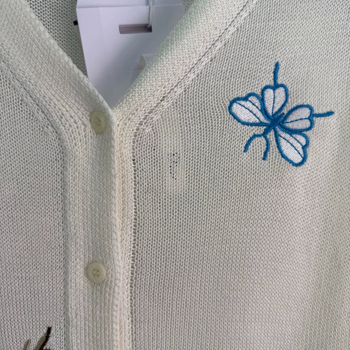 26ss New Embroidered Knit Cardigan