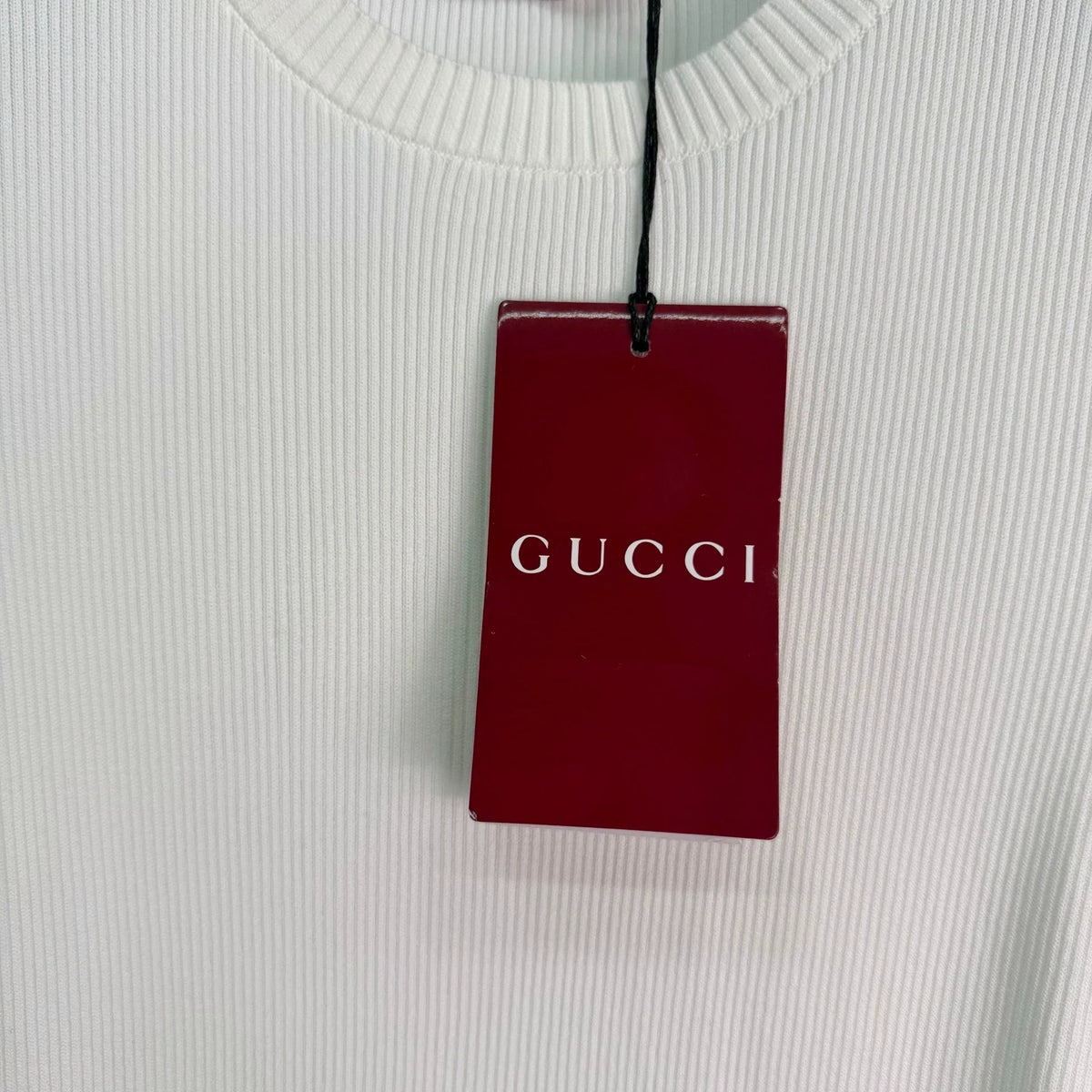 26SS White Knit Dress