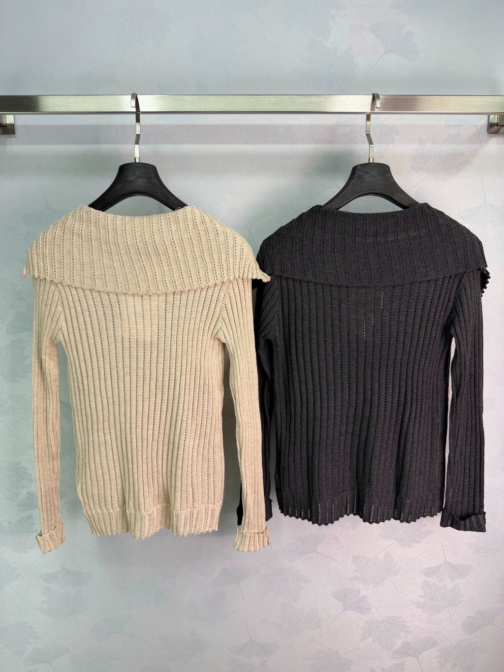 26 Early Autumn New Collared Long-Sleeve Knit Cardigan