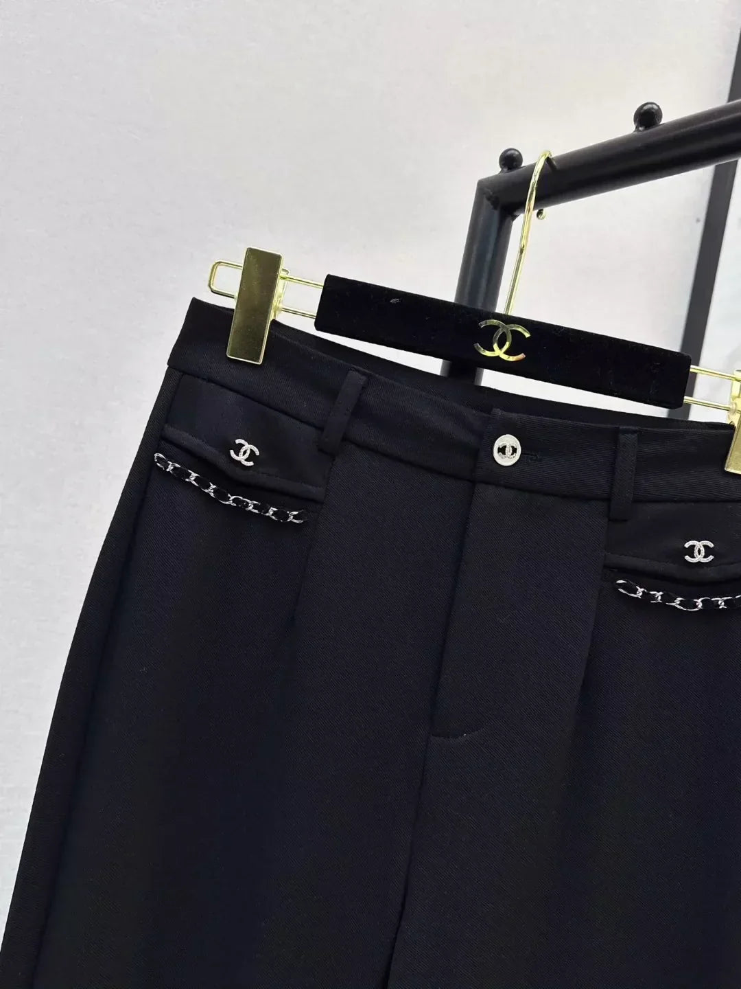 25fw Trumpet black pants