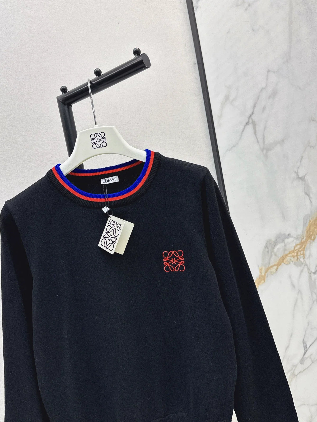 25fw Embroidered Knitted Sweater