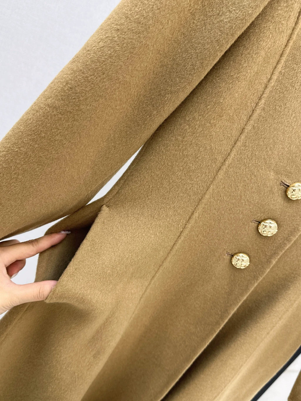 25fw Double sided cashmere long coat