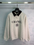 26 Early Autumn Polo Collar Loose Sweater