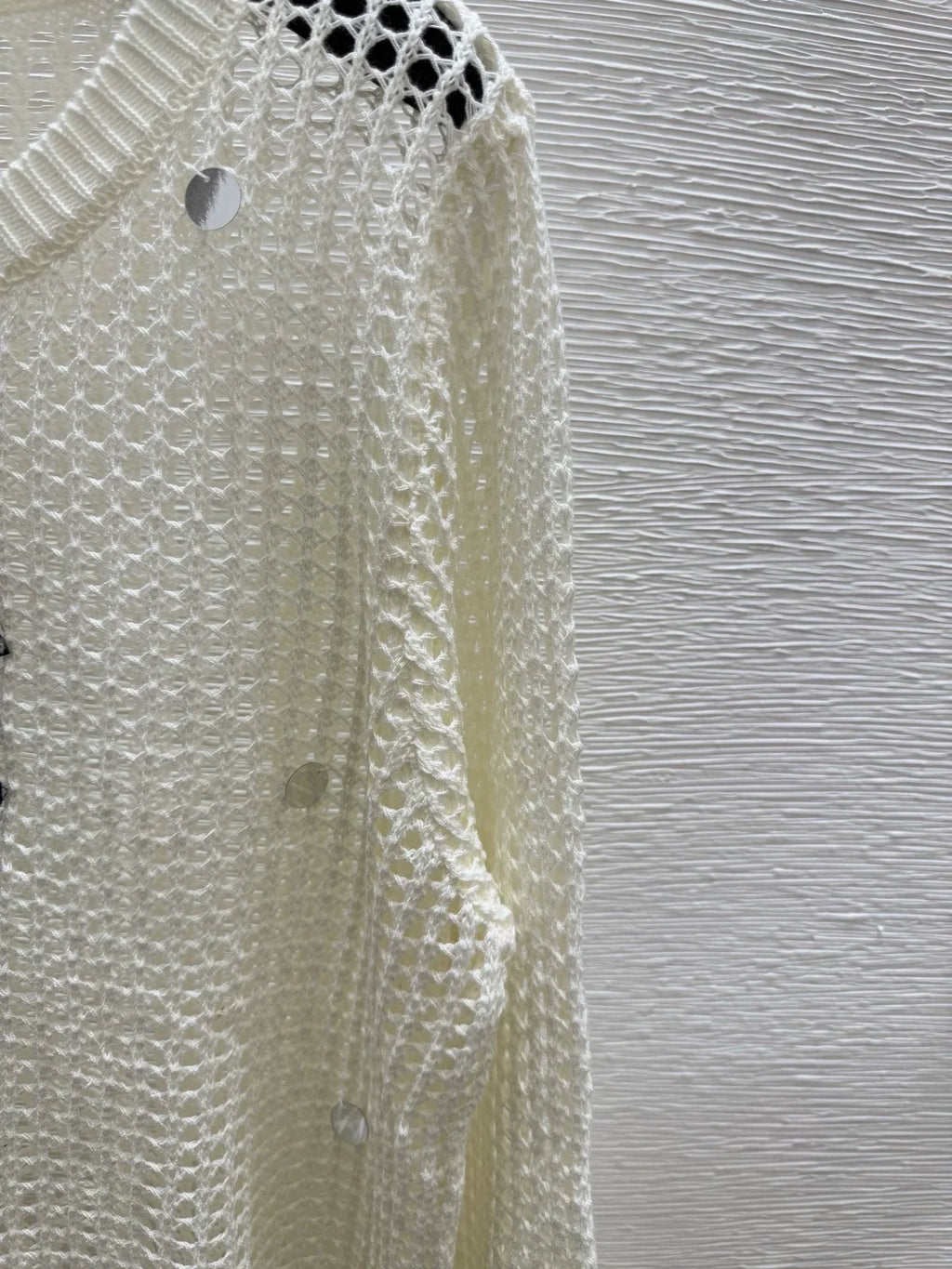 25fw Hollow knit sweater